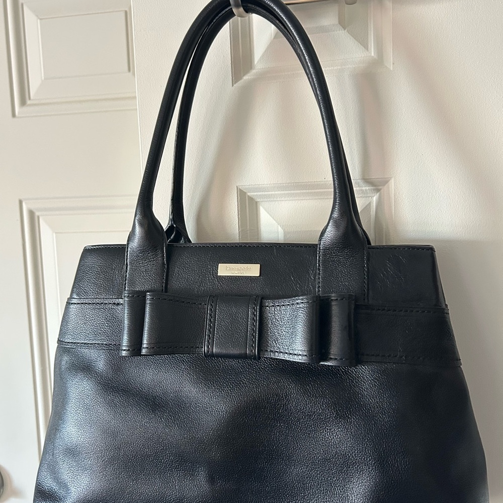 Kate Spade Elegant Black Bow Shoulder Bag